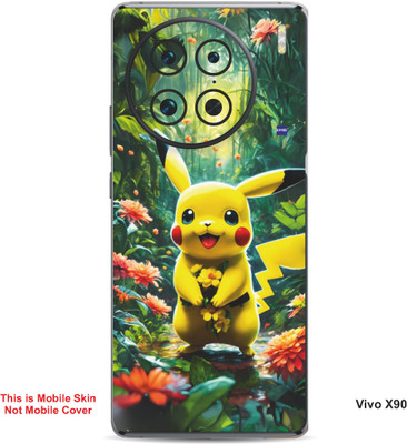 VYBE The Smart Choice Vivo X90 Pikachu Embossed Mobile Skin(Light Tan B14)