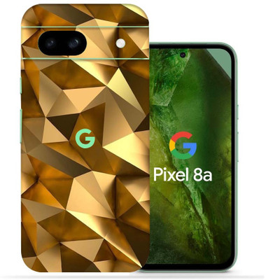 OggyBaba Google Pixel 8A 5g Mobile Skin(Golden poly)