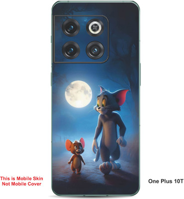 VYBE The Smart Choice One Plus 10T Tom & Jerry Embossed Mobile Skin(Dark Slate Grey 25)