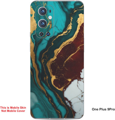 VYBE The Smart Choice One Plus 9 Pro Abstract Embossed Mobile Skin(Brown Sugar A5)