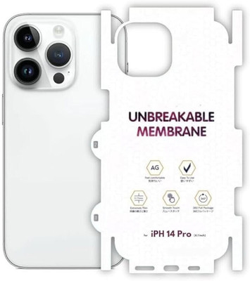 Newmond 360 Full Back Protection Mambrane, For IPHONE 14PRO Mobile Skin(TRANSPERENT, White)