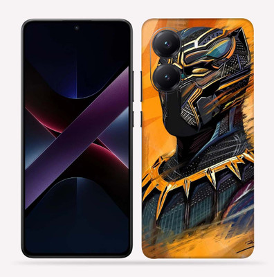 OggyBaba OggyBaba Poco X7 pro 5g Mobile Skin(Golden-Panther)