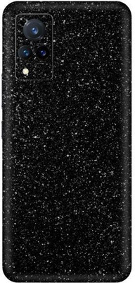 Vcare GadGets Glitter Black vivo V21 5G Mobile Skin(Glitter Black)