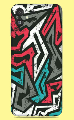 SkinoMania Samsung Galaxy F14 5G Mobile Skin(Multicolor Abstract-Mad-Angle)