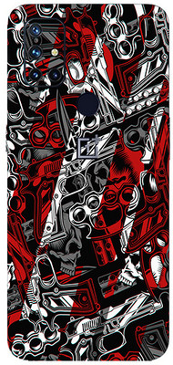 TJ CREATION OnePlus Nord N10 5G, oneplus nord n10 5g Mobile Skin(Ultra Super Color Arms with venom Skin With High Matte Finish.)