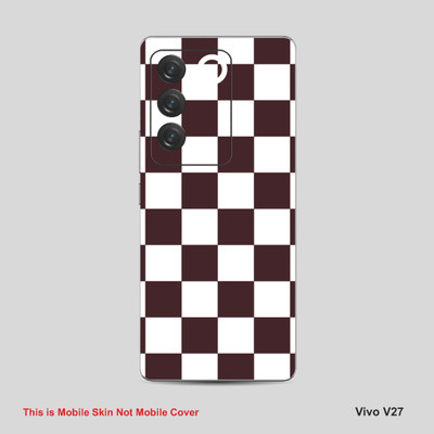 VYBE The Smart Choice Vivo V27 Pattern Mobile Skin Mobile Skin(Multi ColourCT22)