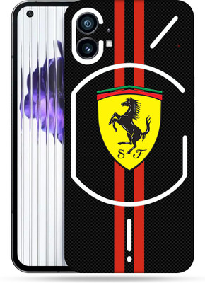 SkinoMania Nothing-Phone(1) Mobile Skin(Multicolor Ferrari Logo Image)