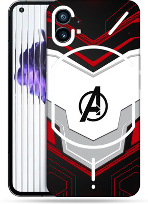SkinoMania Nothing-Phone(1) Mobile Skin(Multicolor Avenger Logo)