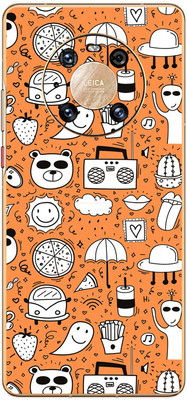 FCS Huawei Mate 40E 4G Printed Back skin Mobile Skin(Halloween)