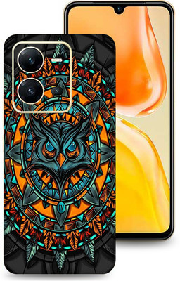 WeCre8 Skin's Vivo V25 5G Mobile Skin(Mighty Owl Multicolor Mobile Skin With Cleaning Wipe)
