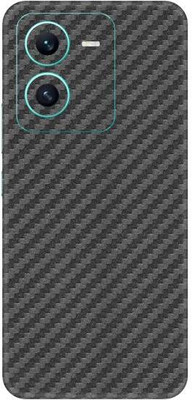 Vcare GadGets V25 5G Mobile Skin(Fiber Carbon Gun Metal)