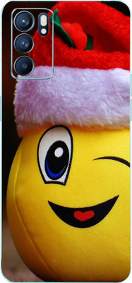 AsSkin Oppo Reno 6 Mobile Skin(Smiley Emoji Skin With High Matte Finish)