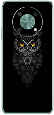FCS Huawei nova Y90 Printed Back skin Mobile Skin(White Marble)