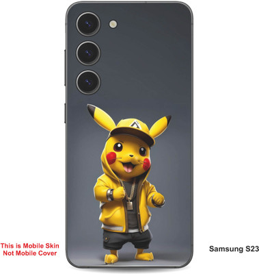 VYBE The Smart Choice Samsung S23 Pokemon Embossed Mobile Skin(Banana Yellow 12)