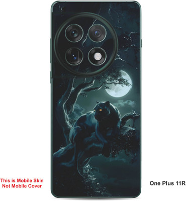 VYBE The Smart Choice One Plus 11R Black Panther Mobile Skin(Plantation 33)