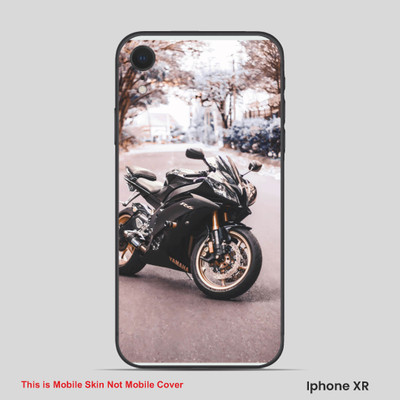 VYBE The Smart Choice iPhone XR Sport Mobile Skin(Black Bike 1)