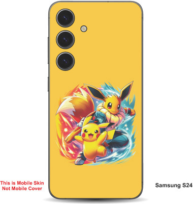 VYBE The Smart Choice Samsung S24 Pokemon Embossed Mobile Skin(Sandstorm 14)