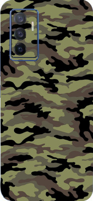 AsSkin Vivo V23e 5G Mobile Skin(Ultra Super Militay Green Camouflage Skin With High Matte Finish)