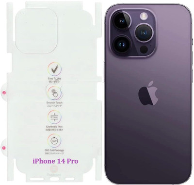 FYUGEN Iphone 14 Pro (Matte) Full Body (360 Degree) Mobile Skin(Transparent)
