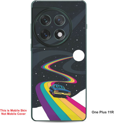 VYBE The Smart Choice One Plus 11R Art Embossed Mobile Skin(Halloween A12)