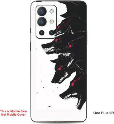 VYBE The Smart Choice One Plus 9R Wolf Embossed Mobile Skin(Ceramic White 27)