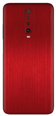 Vcare GadGets Poco X2 Mobile Skin(Dark Red Brushed)