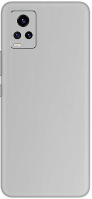 Vcare GadGets Vivo V20 Pro Mobile Skin(Metallic Silver Shining)