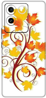 Vcare GadGets Flower Design Vivo T2 Pro 5G Mobile Skin(Multicolor)