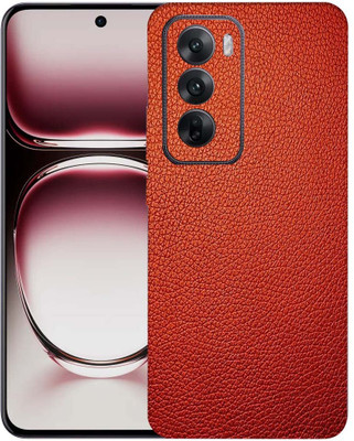 OggyBaba Oppo Reno 12 pro 5g Mobile Skin(Red Leather)