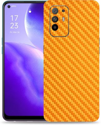 Skinex Oppo Reno 5Z 5g Mobile Skin(Black Wrap With Full Cut)