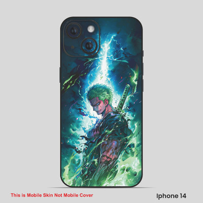 VYBE The Smart Choice iPhone 14 Pro Zoro Embossed Mobile Skin(Milk White, Pink 16)