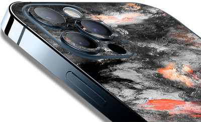 FCS Huawei Enjoy 20 SE Printed Back skin Mobile Skin(White Smoke)