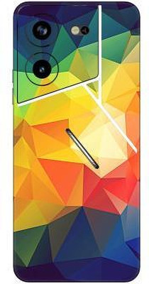 Vcare GadGets Pova 5 Pro (5G) Mobile Skin(Blue & White)