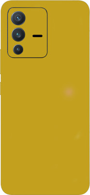 TJ CREATION Vivo V23 5G Mobile Skin(Ultra Super Golden Matte Skin With High Matte Finish.)