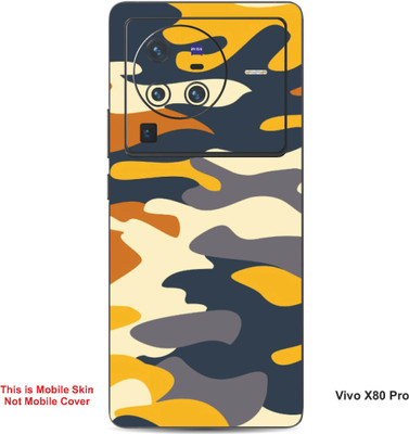 VYBE The Smart Choice Vivo X80 Pro Camouflage Embossed Mobile Skin(Egg White 15)