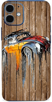 AsSkin Apple iPhone 12 Mini Mobile Skin(Flowing Car Skin With High Matte Finish)