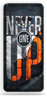 AsSkin Oneplus 7T Mobile Skin(Never Give Up Back Skin With High Matte Finish)
