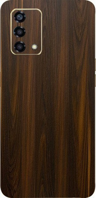 BUGGU Oppo F19s, Oppo F19s, oppo f19s Mobile Skin(Ultra Super Mahogany Wood Skin With High Mattte Finish.)