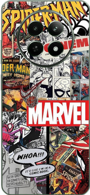 mehra Realme Narzo N65 5G Mix Marvel 9D Premium Full Back & Side Coverage Theme Mobile Skin(Multicolor)