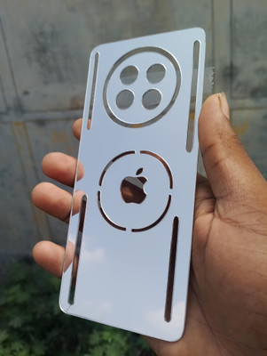 MOKPLZ REALME NARZO 70X 5G SILVER MIRROR BACK PANNEL Mobile Skin(Silver)