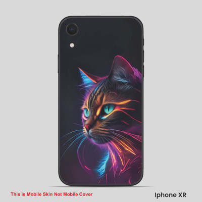 VYBE The Smart Choice iPhone XR Cat Embossed Mobile Skin(Congo Brown)