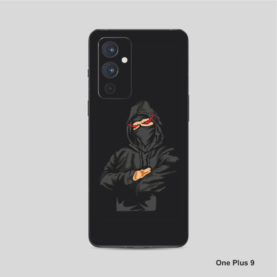 VYBE The Smart Choice One Plus 9 Horror Mobile Skin Mobile Skin(Dune Black 11)