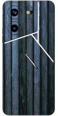 Vcare GadGets Pova 5 Pro (5G) Mobile Skin(Blue & Grey)