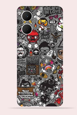 Gizmo Wraps Oppo A5x 5g Mobile Skin(Zombie Graffiti)