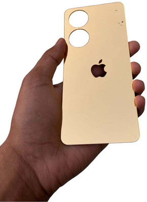 TWUAOP VIVO Y100A 5G MOBILE SKIN ACRYLIC SHEET MIRROR BACK PANNEL APPLE Mobile Skin(Gold)