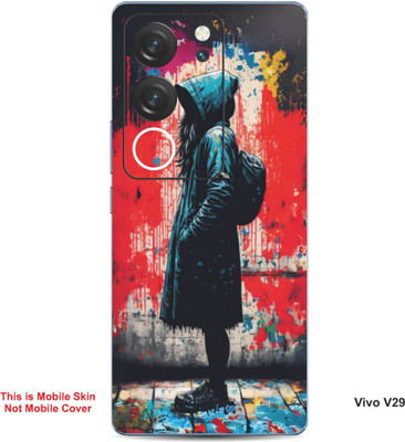 VYBE The Smart Choice Vivo V29 Art Embossed Mobile Skin(Gravel 7)