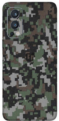 Vcare GadGets One Plus Nord 2 5G Skin Back Side With Camera Protection High Quality Premium Mobile Skin(Design Military)
