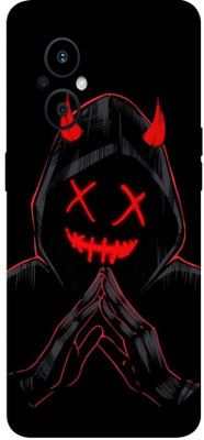 TJ CREATION OPPO F21 PRO 5G Mobile Skin(Ultra Super Black Devil Skin With High Matte Finish.)