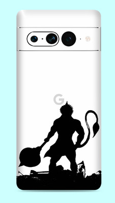 WeCre8 Skin's Google Pixel 7 Pro 5G Mobile Skin(B&W Hanuman Multicolor Mobile Skin)