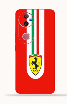 OggyBaba OggyBaba Vivo V50 5g Mobile Skin(Red-Ferrari)